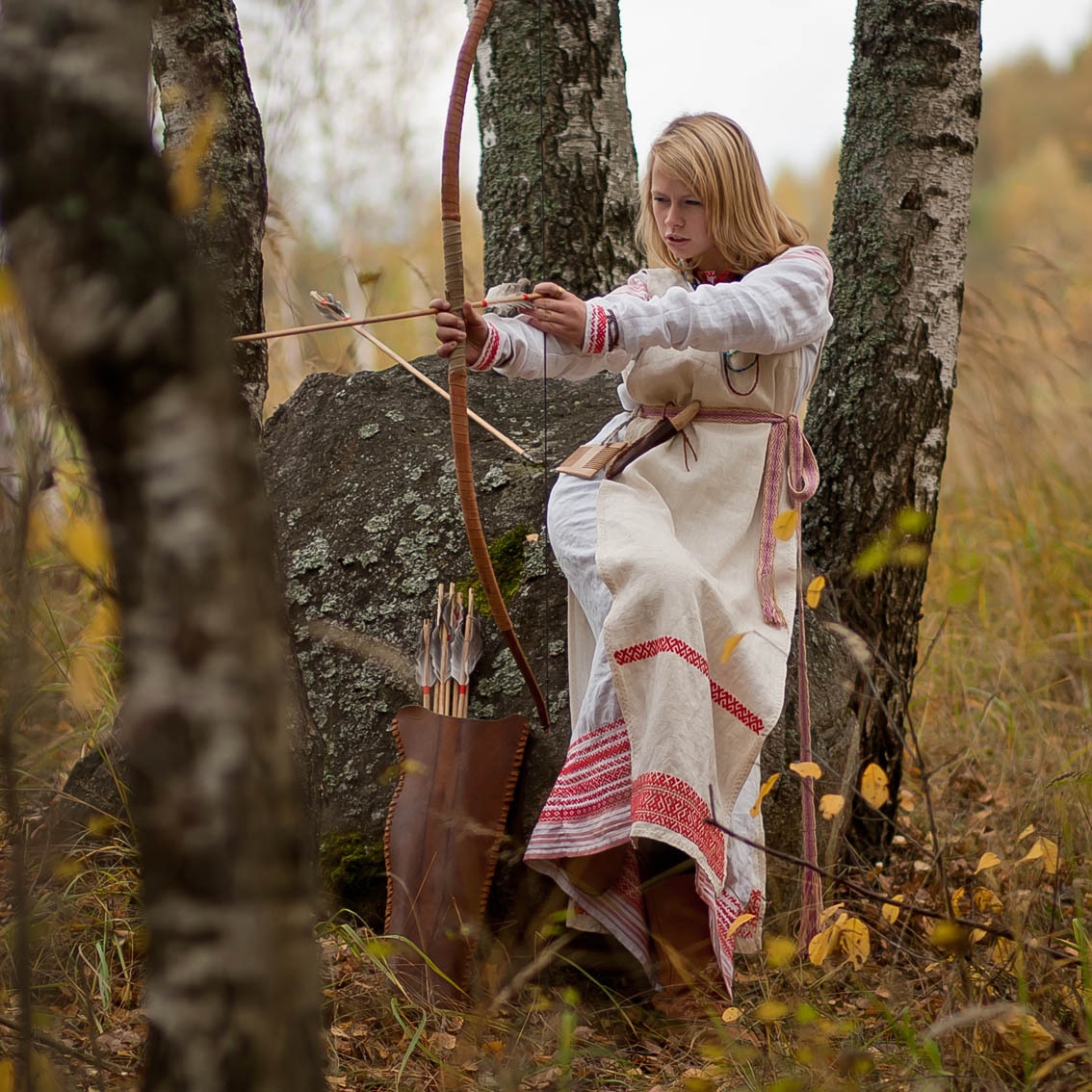 Sexy photo Girls in Slavic costumes in Ramadi
